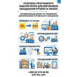 Розробка програмного забезпечення для виробників обладнання рітейлу в Україні