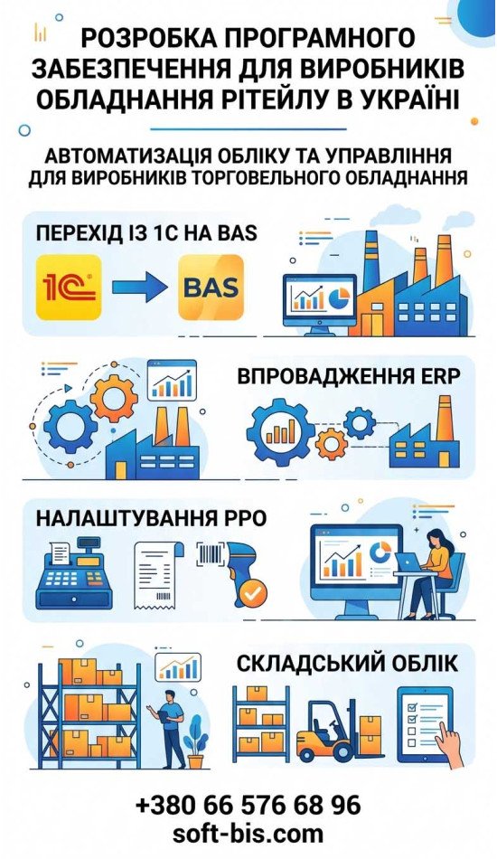 Автоматизація «під ключ»: Програмні рішення для виробників обладнання для рітейлу