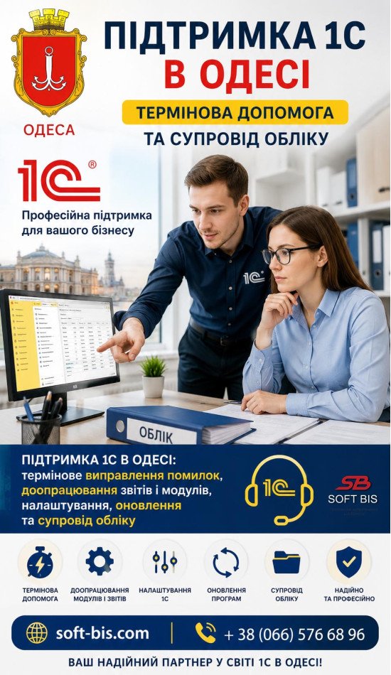 1C Support — Urgent Assistance and Accounting Support in Odesa 1C Support — Urgent Assistance and Accounting Support in Odesa