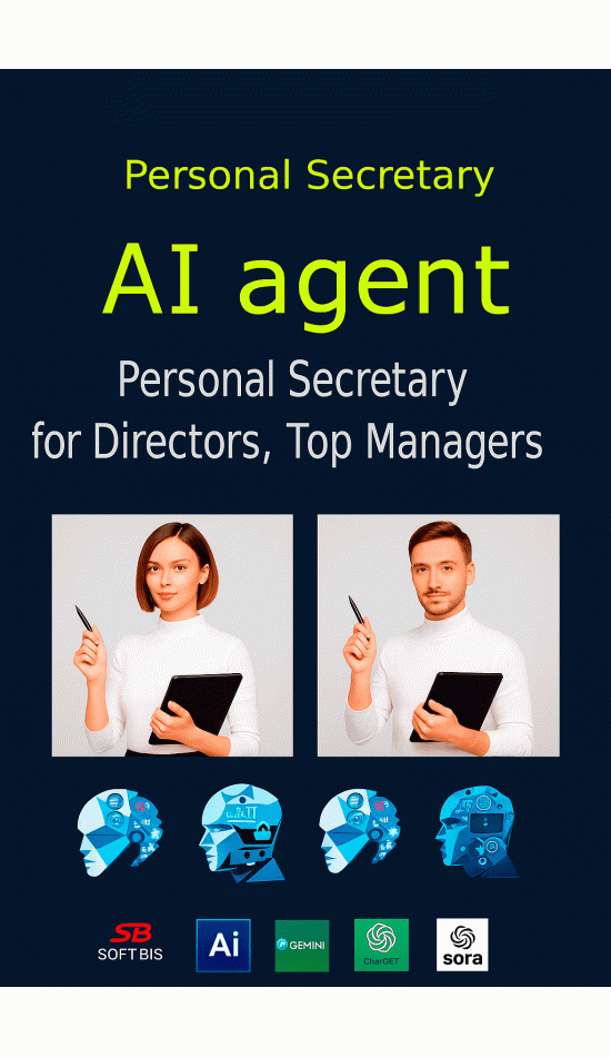 AI agents – персональний секретар. Для керуючого персоналу. AI agents – персональний секретар. Для керуючого персоналу.
