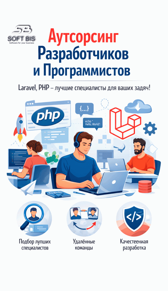 Потрібний розробник Laravel або PHP? Підберемо профільного експерта для вашого проекту Потрібний розробник Laravel або PHP? Підберемо профільного експерта для вашого проекту
