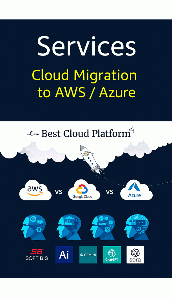 Послуга міграція у хмару AWS / Azure вартість Послуга міграція у хмару AWS / Azure вартість
