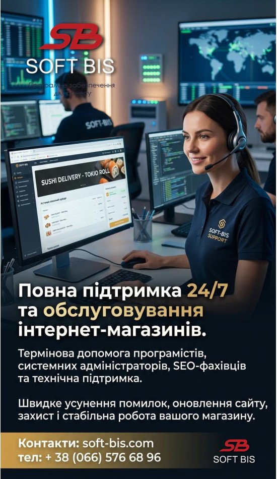 Full 24/7 support and maintenance of online stores