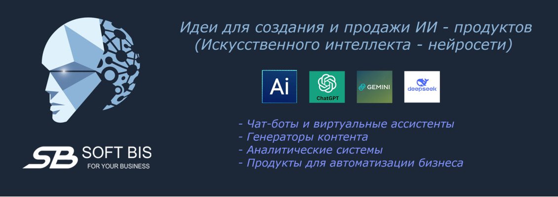 Ідеї ​​для створення та продажу продуктів Штучного інтелекту - нейромереж