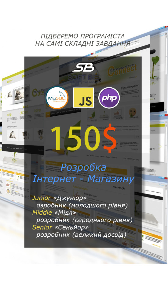 Послуги веб-програміст для створення інтернет-магазину ціна Послуги веб-програміст для створення інтернет-магазину ціна