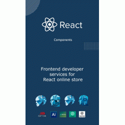 Frontend developer services for React online store