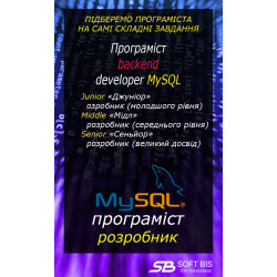 Backend developer MySQL developer
