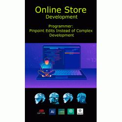 Online Store Development Programmer: Pinpoint Edits Instead of Complex Development