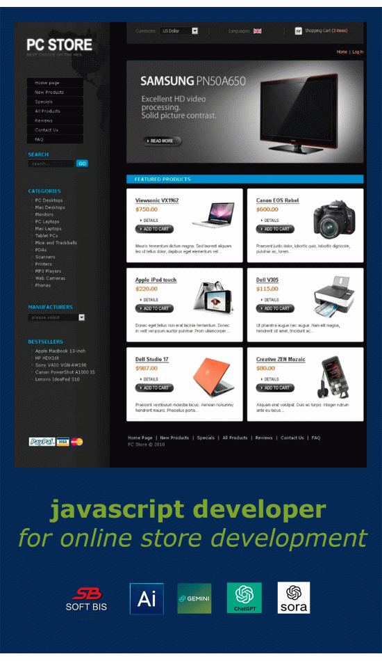 javascript розробник для розробки інтернет магазину ціна javascript розробник для розробки інтернет магазину ціна